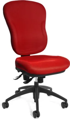 Produktbild von Topstar Bürostuhl Wellpoint 30 SY, 8060 BC1 rot, schwarz Stoff