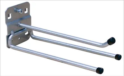 Produktbild von Werkzeughalter für Lochplatte 3-fach 15cm | Weissaluminium