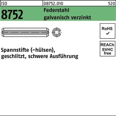 Produktbild von Reyher Spannstifte ISO 8752 FederSt. 6x24 vz (100 Stück)