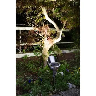 Immagine prodotto di Faretto a energia solare in acciaio inox spazzolato - GALIX - 0,29 W - 30 lumen - 8 ore di illuminazione