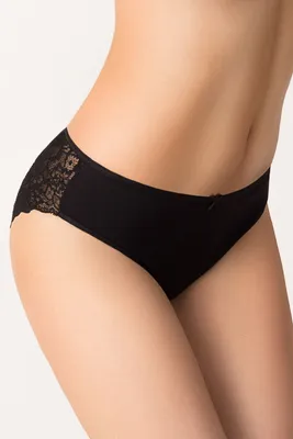 Obrázok produktu pre Vivisence 4004 dámske nohavičky s normálnym pásom , čierne, l