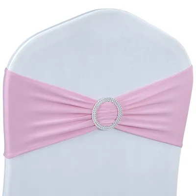 Productafbeelding van Premium stretch hoesjes voor stoelen met strik, geschikt voor feestdecoratie (30 stuks)