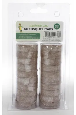 Image de 24x 20er set de tablettes de coco 3,5cm Terreau de culture pour plantes