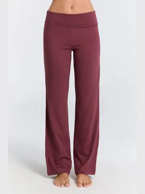Produktbild von Damen Hose aus Bio-Baumwolljersey mit Umschlagbund, sportlich-lockere Passform