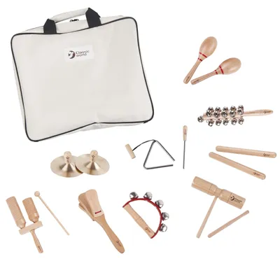 Produktbild von Classic World Edu Musikinstrumentenset mit 9 Zubehörteilen