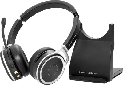 Produktbild von Grandstream Networks GUV3050, Kabellos, Büro/Callcenter, Kopfhörer, Schwarz, Silber