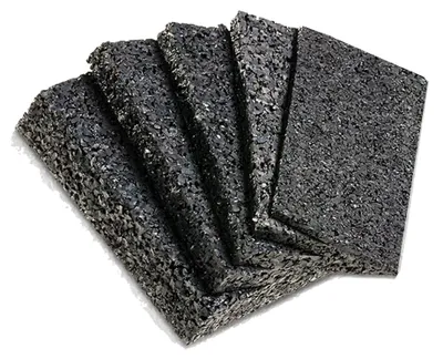 Produktbild von Terrassenplatten 100 x 50 mm, Gummigranulat Unterlage, Wahl aus Dicke und Menge