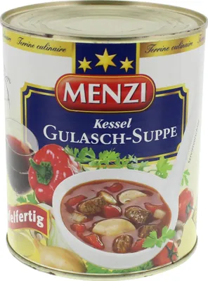 Produktbild von Menzi Kessel Gulaschsuppe mit Rindfleisch typisch ungarisch 800ml
