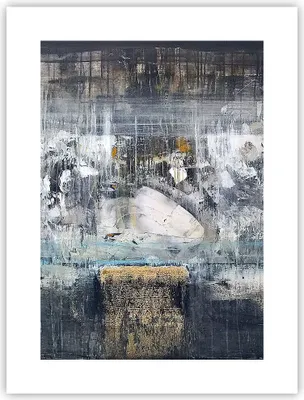 Produktbild von Poster - Poster ohne Rahmen - Abstraktion modern - 30x40 cm - Wand Bild - Wanddeko - Wandbilder - Kunstposter - Wandposter - Bilder - Kunstdruck - Wanddekoration - Wandbild - P2XPA30x40-3474