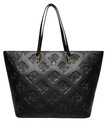 Produktbild von Tommy Hilfiger - Handtasche, Geprägt NA1377 (Einheitsgröße) (Schwarz)