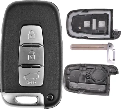Produktbild von Auto Schlüssel Smartkey Funk Fernbedienung Sender 3 Tasten Gehäuse kompatibel mit Hyundai/Kia