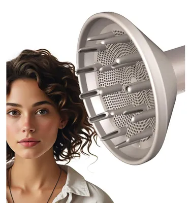 Produktbild von INF Locken-Diffusor-Düse kompatibel mit Shark FlexStyle – volumensteigernder Quick-Dry ABS-Diffusor Weiß