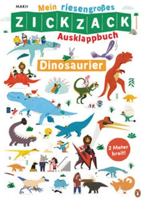 Image de Riesengroßes ZICKZACK Ausklappbuch Dino