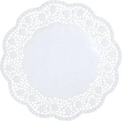 Produktbild von 100 Tortenspitzen rund Ø 30 cm weiss