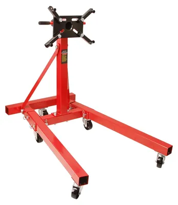 Productafbeelding van Motorstandaard opklapbaar - 900 kg - 360° draaibaar - 5 wielen
