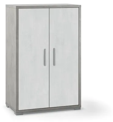 Immagine prodotto di Mobile 2 Ante 71x110x41 cm Cemento/Ossido Bianco