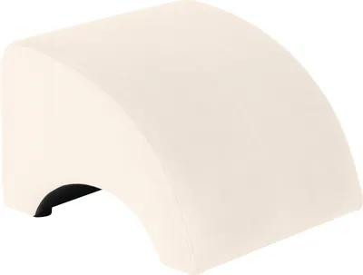Produktbild von Max Winzer Hocker Brandford - Samtvelours creme - Maße: 52 x 54 x 37 cm