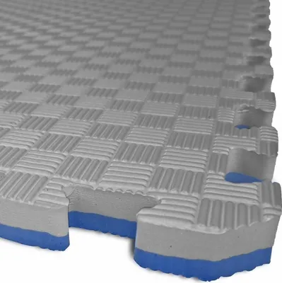 Immagine prodotto di Tappetino TATAMI PUZZLE - Bicolore - 100x100x4,0 cm blu-grigio
