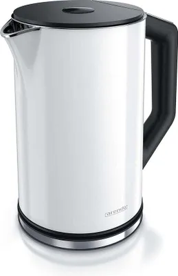Obrázok produktu pre arendo Elegant 303259/303879/303789/304290/304338/304538/304583/304584 Bezšnúrová rýchlovarná kanvica, nerezové telo, objem 1,5 l, 2200 W, otočná základňa o 360°, zvukový signál, ochrana proti vareniu nasucho, Cool Wall, funkcia udržiavania teploty, automatické vypnutie