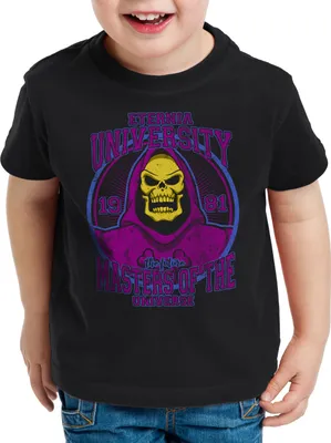 Produktbild von style3 Eternia University Kinder T-Shirt he masters universe man anime