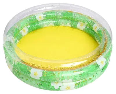 Obrázok produktu pre Nafukovacia detská bazénik a bazénik s loptičkami, vnútorný detský bazénik z PVC, detský bazénik pre deti od 3 rokov, 120 cm, kvetina
