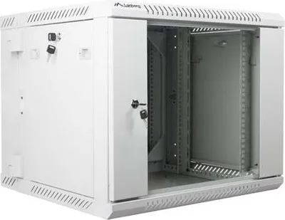 Obrázek produktu pro Lanberg WF02-6609-10S, Nástěnný regál, 9U, 60 kg, 24 kg, Šedá