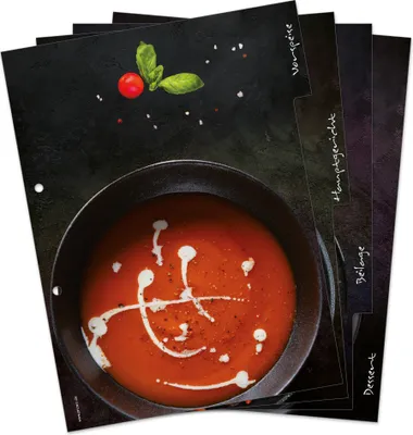 Produktbild von PRICARO Ordner-Register "Gourmet", A4, 4 teilig