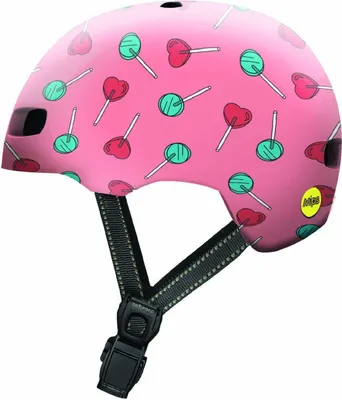 Produktbild von Nutcase Kinder Fahrradhelm Baby Nutty Mips, XXS, Sucker Punch - Pink