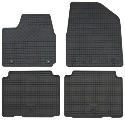 Rigum Gummi Fußmatten Set für Kia EV6, Mod. Bj. 10/2021-, 4-teilig, schwarz