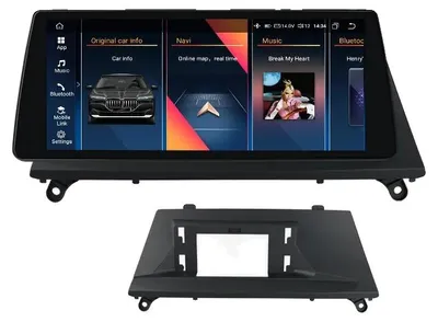 Obrázok produktu pre Multimediálne autorádio, uhlopriečka displeja 10,25 palca, kompatibilné s BMW E70 E71 (2007–2013), 11–13 4G 32G CIC