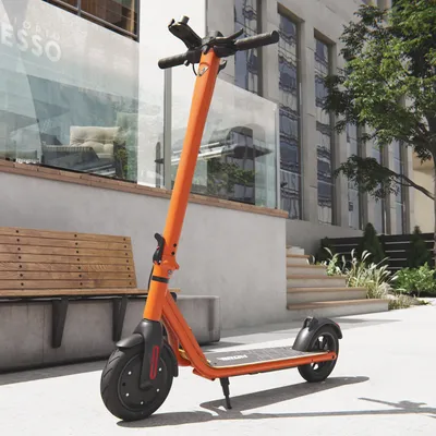 Produktbild von Elektrická kolobežka 700 W Escooter s APP a Bluetooth Scooter Skladacia hliníková kolobežka E-Scooter - oranžová