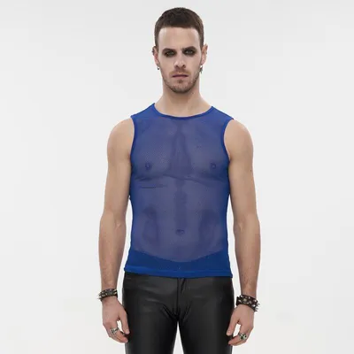 Image de Devil Fashion Débardeur - Goa House Blue S