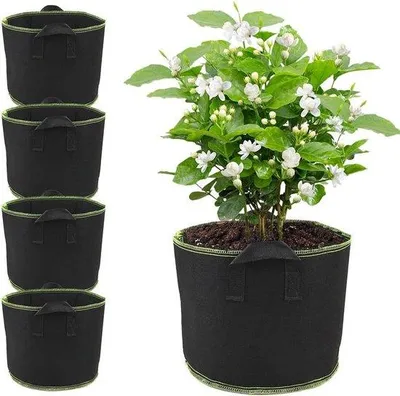 Image de Sacs de culture réutilisables de 20 litres - Sacs de culture pour tomates, pommes de terre et fraises au jardin