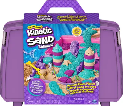 Produktbild von Spin Master Kinetic Sand - Meerjungfrau Faltbare Sandkiste