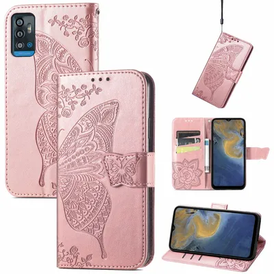 Immagine prodotto di Custodia protettiva per smartphone ZTE Blade A71, motivo: mandala, colore: rosa oro