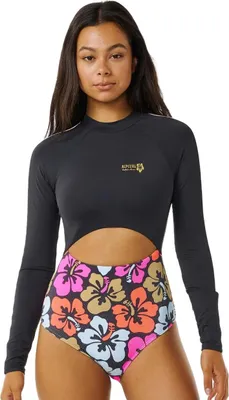 Produktbild von Rip Curl Hibiscus Heat Plice Badeanzug Schwarz M Frau Schwarz M