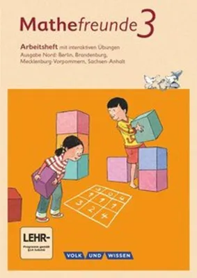 Immagine prodotto di Mathefreunde 3. Schuljahr - Nord - Arbeitsheft mit interaktiven Übungen auf scook.de