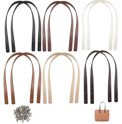 Imagen del producto de Solidchoice - 12 fundas de cuero sintético con asas y correas de hombro desmontables