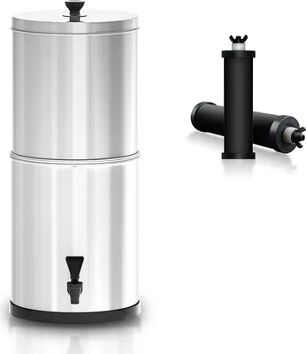 Produktbild von Schwerkraft-Wasserfiltersystem, Wasserfiltereimer, geeignet für Outdoor, Camping, Wandern, Reisen und andere Notfälle