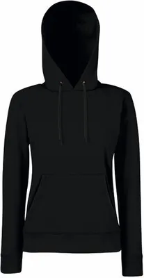 Produktbild von Fruit of the Loom - Lady-Fit Classic Hooded Sweat - Black - M