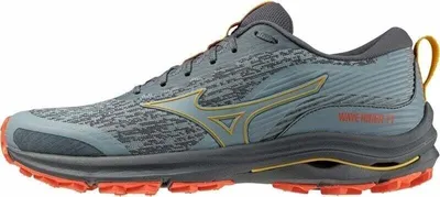 Image de Mizuno Wave Rider TT, coloris Lead/Citrus/Hot Coral, chaussures de trail pour la course à pied, pointure 46