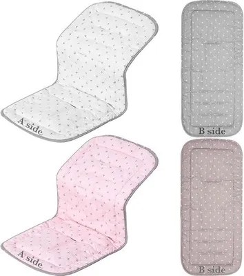 Produktbild von Famanu Kinderwagenbezüge Set von 2 - Universelles, atmungsaktives Baumwollkissen für Kinderwagen