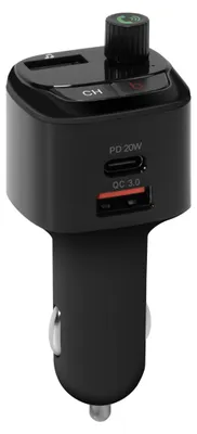 Produktbild von TechniSat Viola FMT 1 FM Bluetooth Adapter, Freisprech-/Schnellladefunktion 20W