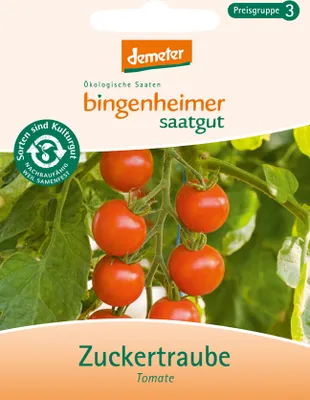 Produktbild von Bingenheimer Saatgut Cocktailtomate Zuckertraube 1 Stück