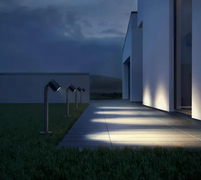Zdjęcie produktu dla STEINEL Spot Way, Oświetlenie naziemne, Czarny, Aluminium, Plastik, IP44, Ogród, II