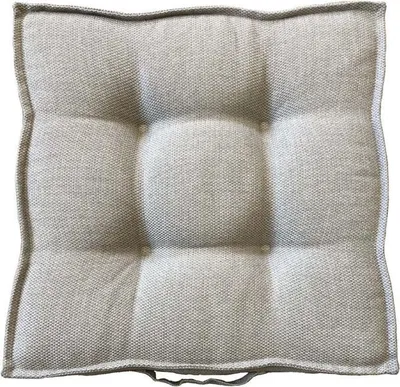 Image de Coussin de sol ODALYS naturel 45x45 cm France