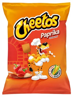 Productafbeelding van Cheetos, krokante maïs snacks met paprikasmaak, 130 gram