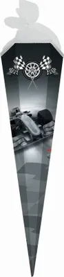Produktbild von Schultüte / Zuckertüte / 85cm / eckig / "Rennauto"