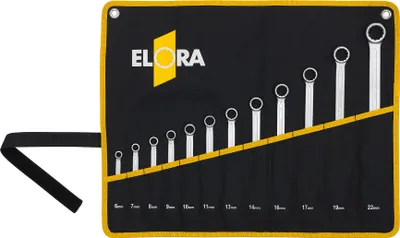 Produktbild von Elora Ringmaulschlüssel-Satz, 16-teilig 6-32 mm, ELORA-203S 16MT