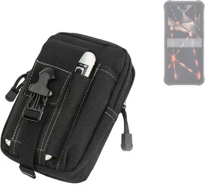 Produktbild von K-S-Trade Gürtel Tasche kompatibel mit Cubot KingKong Power Gürteltasche Holster Schutz Hülle Handy Hülle Smartphone outdoor Handy-Hülle schwarz